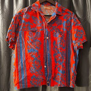 Super cool vintage Hawaiian surfer shirt,  catalina california surfer brand